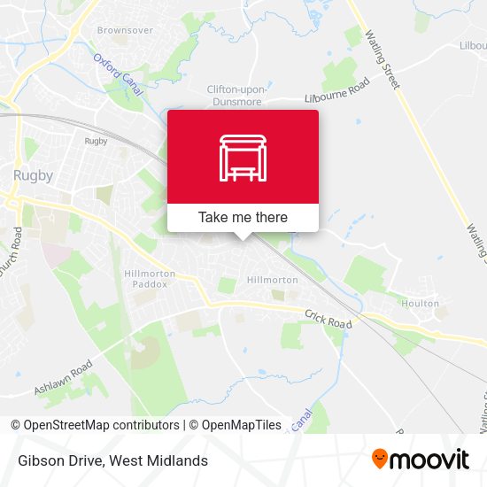 Gibson Drive map