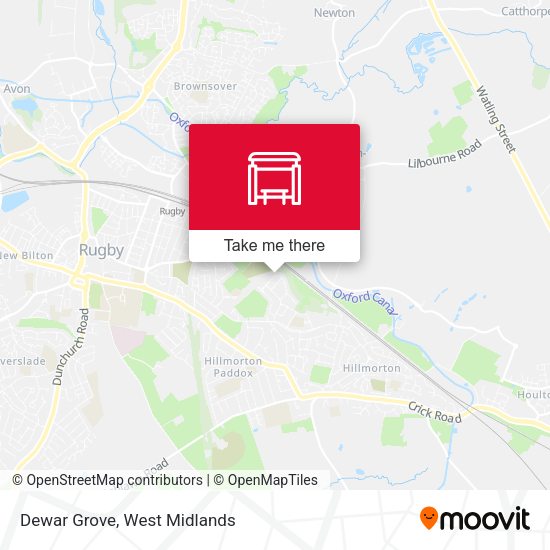 Dewar Grove map