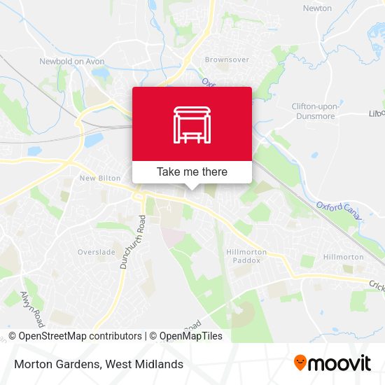 Morton Gardens map