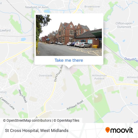 St Cross Hospital map