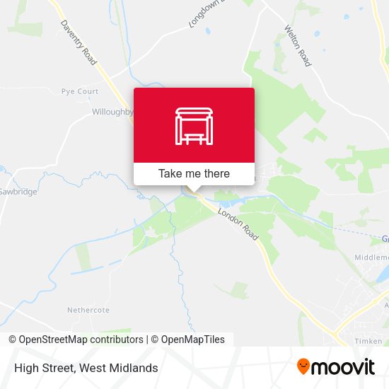 High Street map