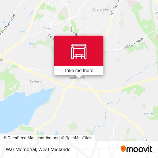 War Memorial map