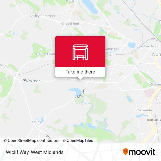 Wiclif Way map