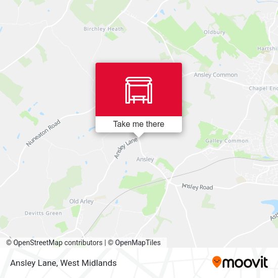 Ansley Lane map