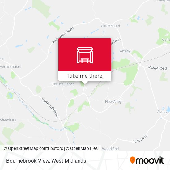 Bournebrook View map