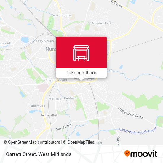 Garrett Street map