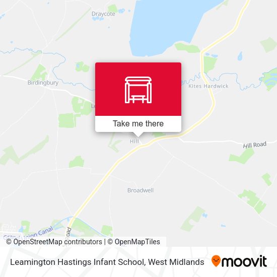 Leamington Hastings Infant School map