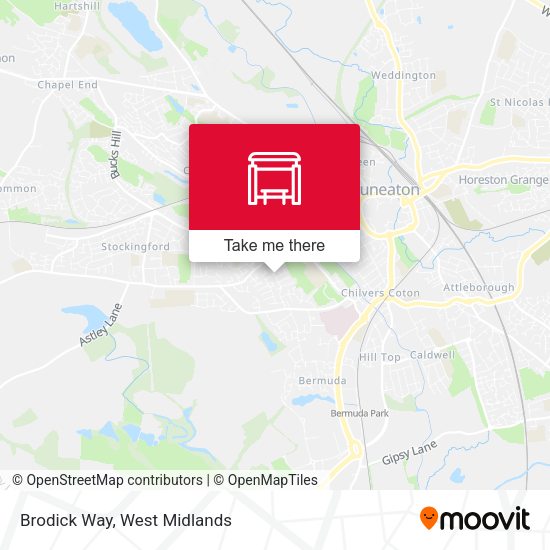 Brodick Way map