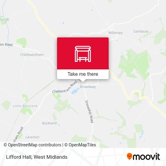 Lifford Hall map