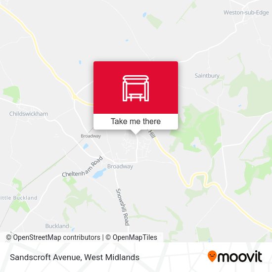 Sandscroft Avenue map