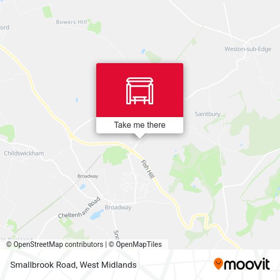 Smallbrook Road map