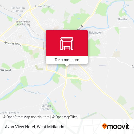 Avon View Hotel map