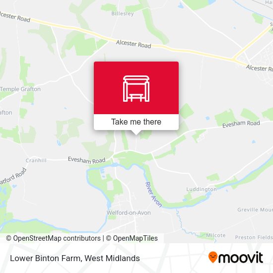 Lower Binton Farm map