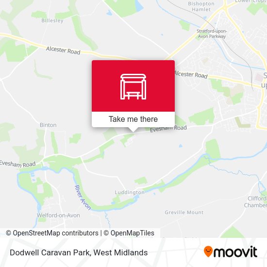 Dodwell Caravan Park map