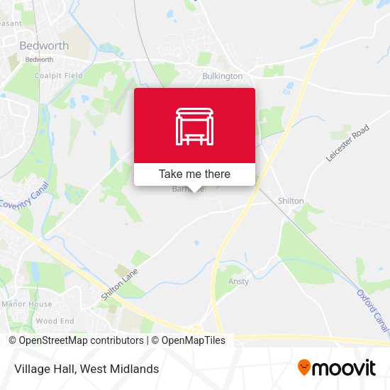Village Hall map