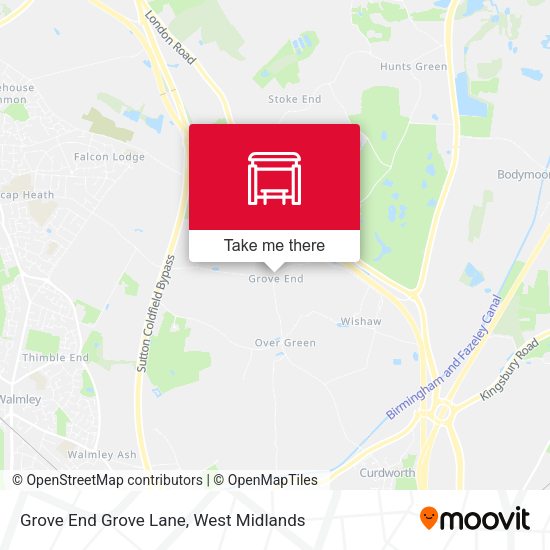 Grove End Grove Lane map