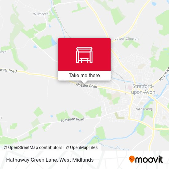 Hathaway Green Lane map