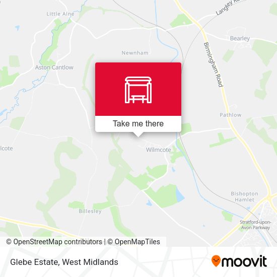 Glebe Estate map