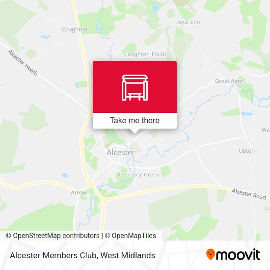 Alcester Members Club map
