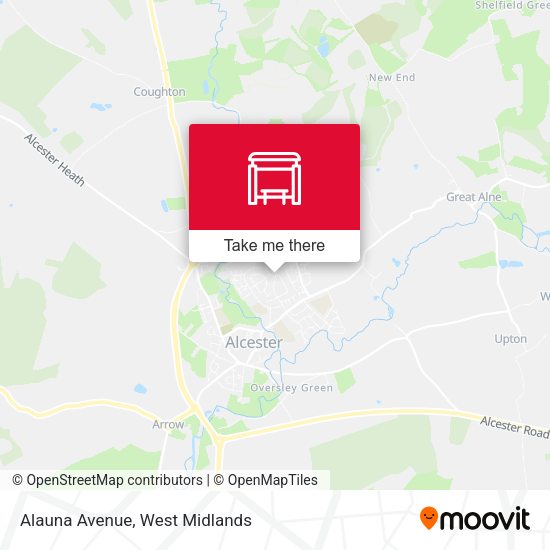 Alauna Avenue map