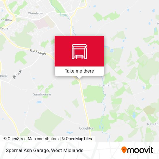 Spernal Ash Garage map
