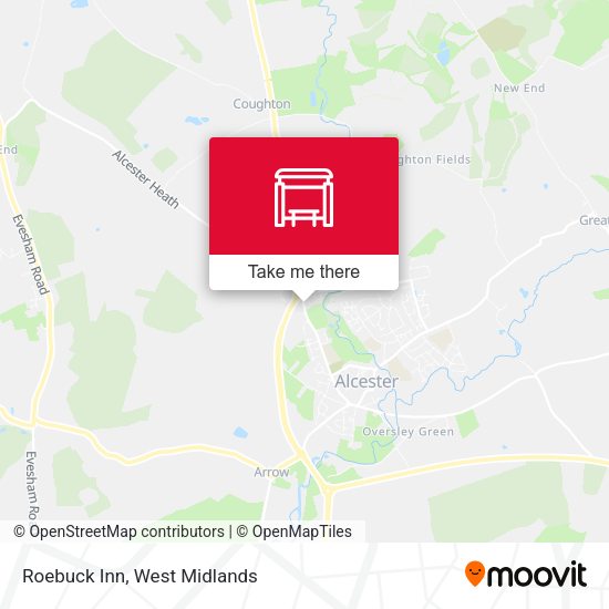 Roebuck Inn map
