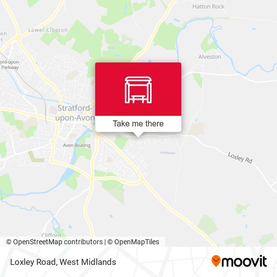 Loxley Road map