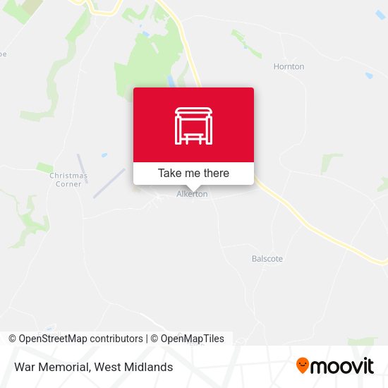 War Memorial map