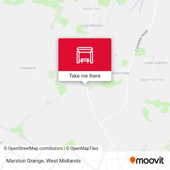 Marston Grange map