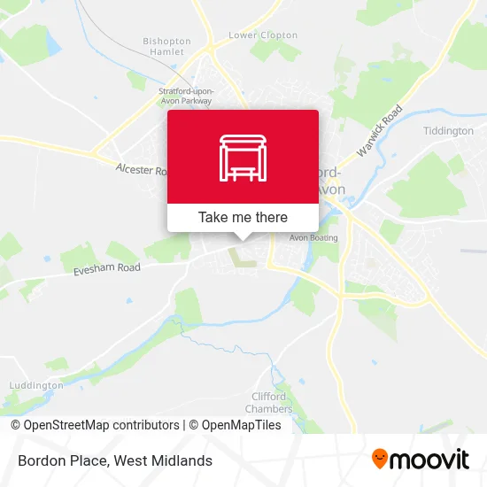 Bordon Place map