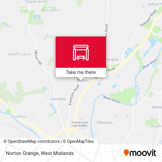 Norton Grange map