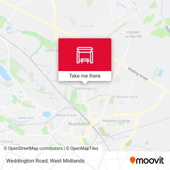 Weddington Road map