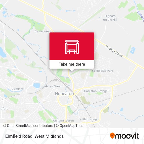 Elmfield Road map
