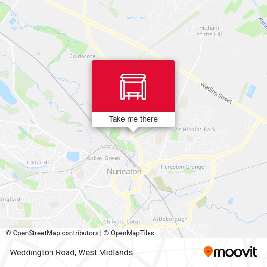 Weddington Road map