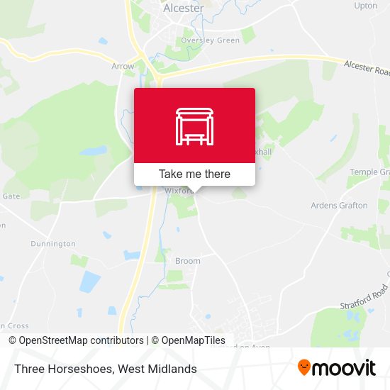 Three Horseshoes map