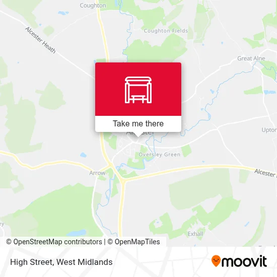High Street map