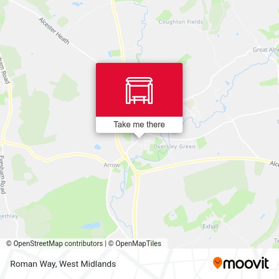 Roman Way map