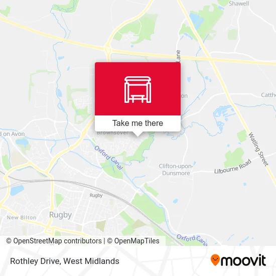 Rothley Drive map