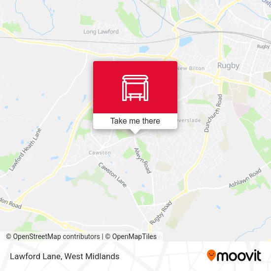 Lawford Lane map
