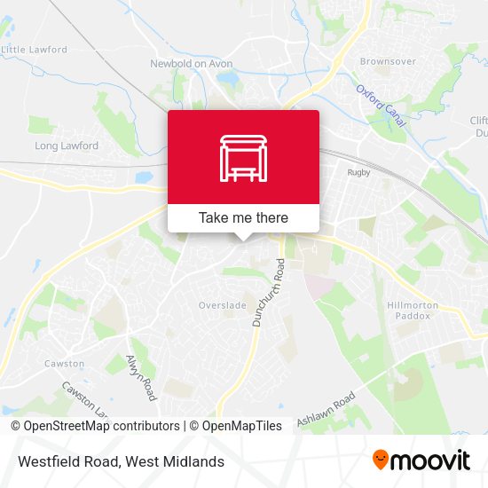 Westfield Road map