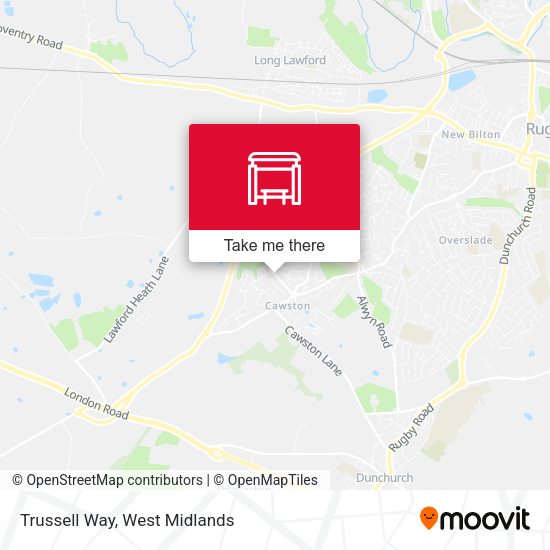 Trussell Way map