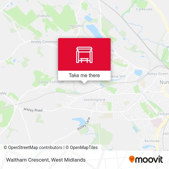 Waltham Crescent map