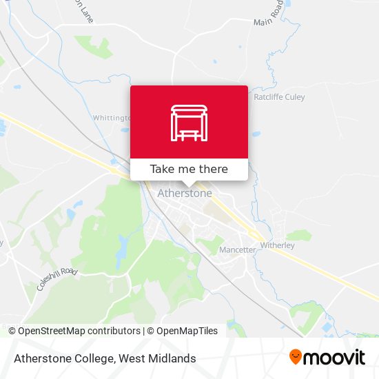 Atherstone College map