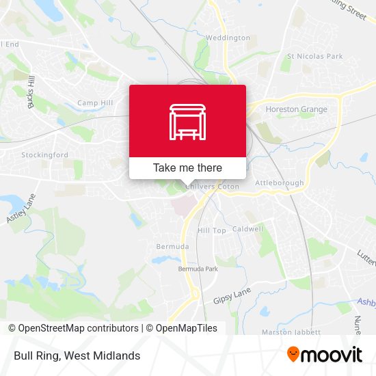 Bull Ring map