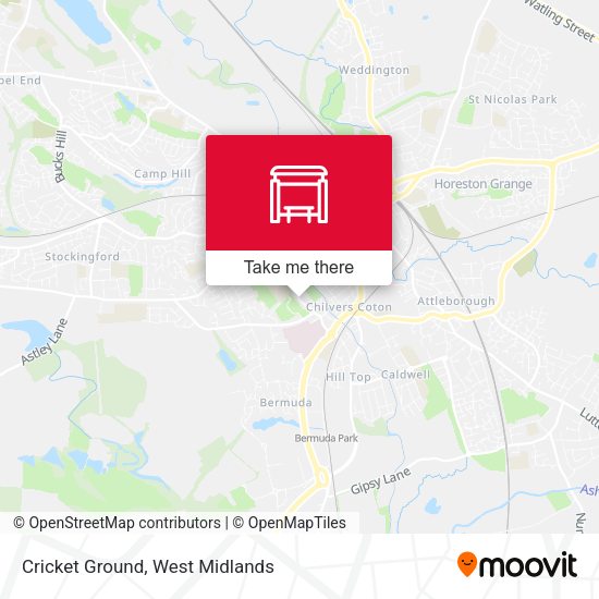 Cricket Ground map