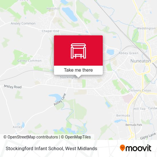 Stockingford Infant School map