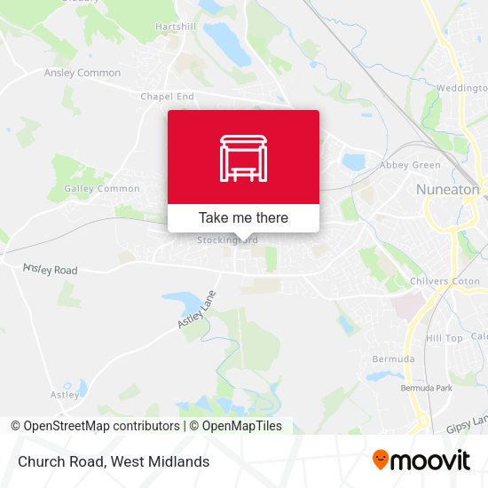 Church Road map