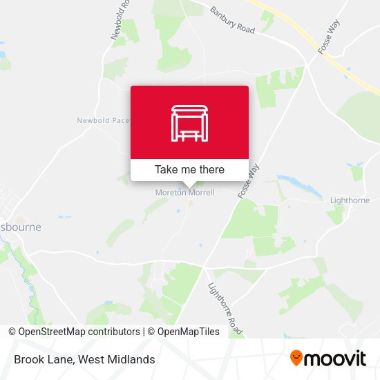 Brook Lane map