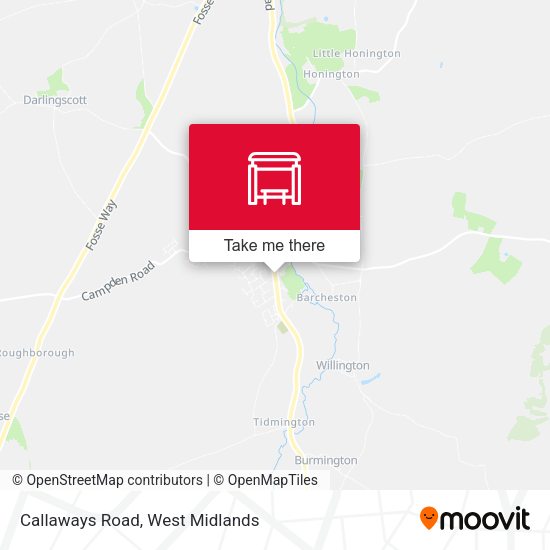 Callaways Road map
