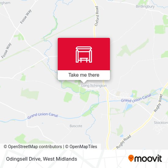 Odingsell Drive map